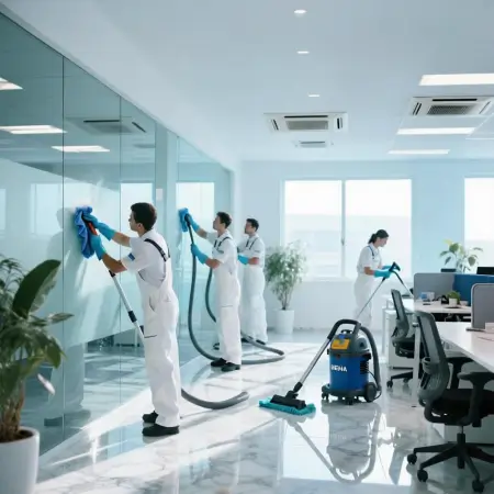Specialized cleaning team performing deep cleaning in Florida